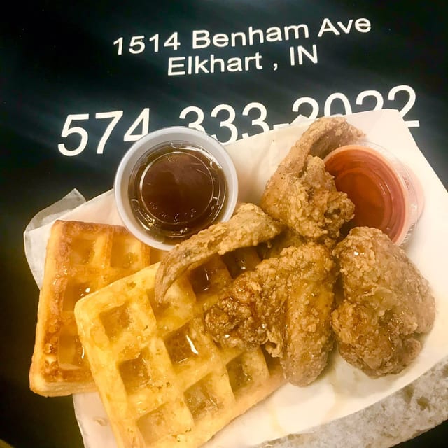 1/2 Mixed and Waffles.