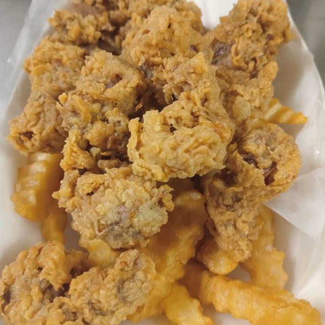 Large Gizzard Dinner.