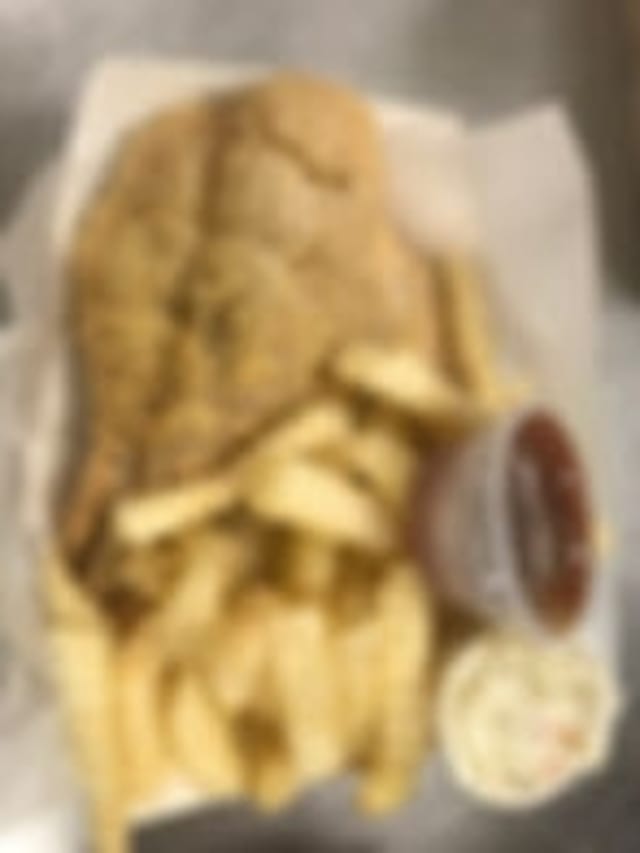 2 Fish w/ Fries and Pop.