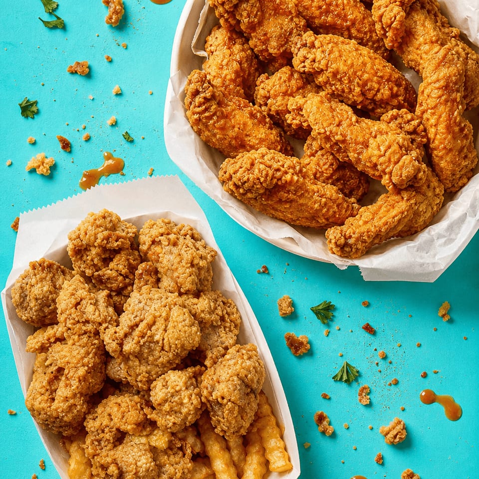 Crispy fried chicken