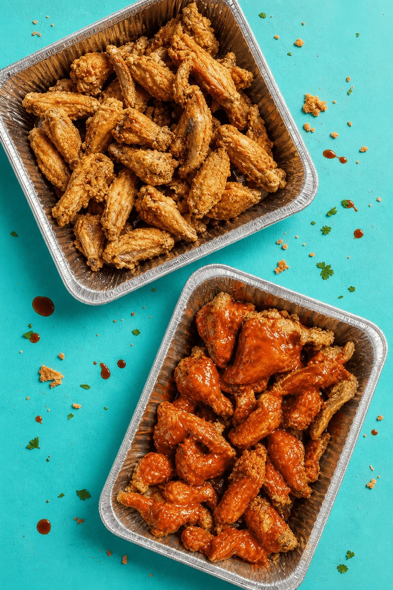 Sauced wings